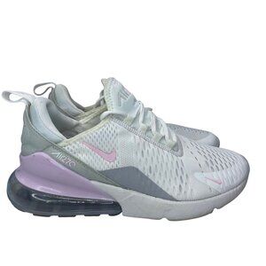Nike Air Max 270 Summit White Regal Pink Women’s Sz 9 Running Shoes DQ0814-100